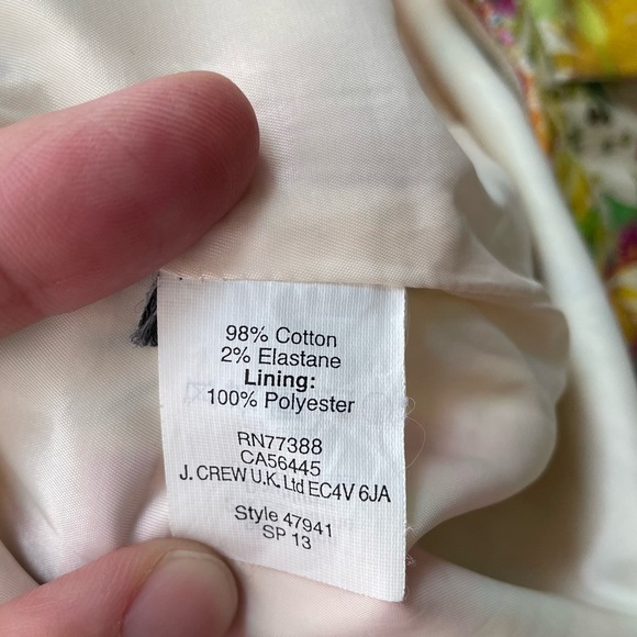 Liberty Art Fabrics for J Crew colorful floral pencil skirt | size 2 - Picture 4 of 5